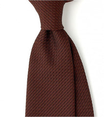 Slim Burgundy Grenadine Tie